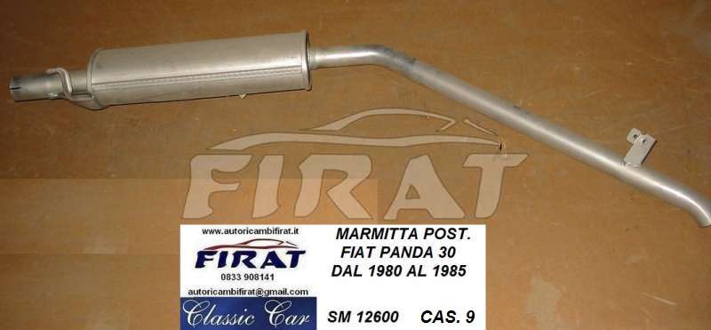 MARMITTA FIAT PANDA 30 80 - 85 POST. (12600)